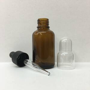 ★送料込み★ 特価 10本セット ミキシングボトル 遮光瓶 茶色 スポイト 容器 30ml アロマ エッセンシャルオイル（精油）キャリアオイル黒