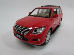 サウンドライト ミニカー 1/32 Lexus LX 570 レクサス レッド