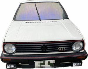 VW GOLF2 ゴルフ2 フロントガラス　ゴースト フィルム 茨城　フロントウィンドウ 美品 割れ欠無　ゴルフⅡ GOLF2 GOLFⅡ Mk2 Mk2Ⅱ