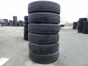 ●6509 ミックス 美品8分山 ブリヂストン M800 245/80R17.5 133/131J 6本 2018年製