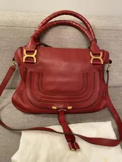 クロエ Chloe マーシーバッグ ショルダー ハンドバッグ レッド