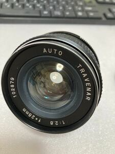 M42マウント　オートトラベナー28mm F2.8 AUTO TRAVENAR 富岡光学製かも？