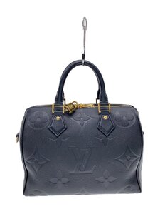 LOUIS VUITTON◆スピーディ・バンドリエール25_モノグラム・アンプラント_BLK/牛革/BLK/モノグラム