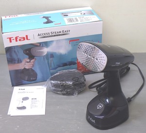 展示美品 T-fal 衣類 スチーマー ティファール アクセススチーム イージー DT7138J0 ブラック シワ伸ばし 除菌 ガーメントスチーマー