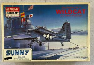 20270702-1 プラモデル プラモデル 1/72 GRUMMAN F4F-4 WILDCAT U.S. NAVY FIGHTER 1650 未組立 長期保管品