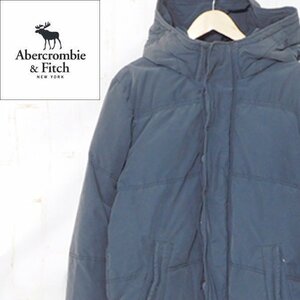 アバクロAbercrombie&Fitch　KEMPSHALL JACKET フーデットダウンジャケット　サイズM　※9819008