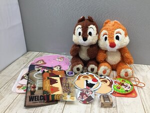 ◇ディズニー 《大量セット》チップとデール ぬいぐるみ ポーチ カンバッジほか 13点 4L127 【80】