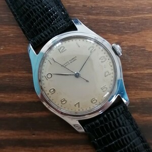 6682 稼働/ユリスナルダン/手巻き/ラウンドウォッチ/ヴィンテージ/SS/Ulysse Naldin/Round Watch/Ｖintage