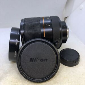 良品 Nikon New Reflex Nikkor 500mm f8 超望遠 単焦点 マニュアル ミラーレンズ 完動品　1円〜