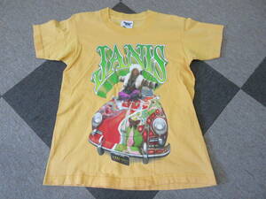 90s ジャニス・ジョプリン Tシャツ M レディース USA製 TENNESSEE RIVER テネシーリバー 黄色 ヴィンテージ ロック Janis Joplin