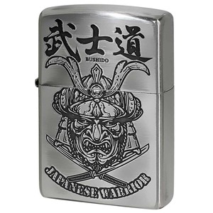 Zippo ジッポライター 和柄 侍 JAPANESE STYLE 2020 銀メッキ 80057 メール便可