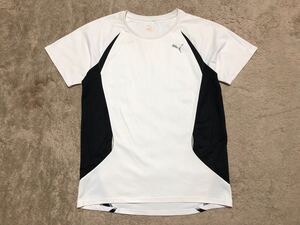 メンズ　PUMA プーマ　スポーツウェア　半袖Tシャツ　白系　M