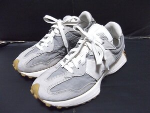 z11952:NEW BALANCE(ニューバランス)327 KA1 スニーカー(MS327KA1)/灰/US5.5(23.5cm)