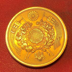 二十圓　 古銭　 金貨　 大日本　 菊紋　 竜　 貿易銀　明治25年　新20円金貨　旧貨幣　美品　骨董品