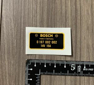 ★送料無料★Bosch Sticker ボッシュ ステッカー デカール ブラック&イエロー