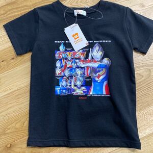 ウルトラマンヒーローズ　半袖Tシャツ　120 実写プリント