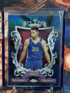 2023-24 Topps Chrome STEPHEN CURRY Roundball Royalty Blue Basketball Refractor NBAカード 最新