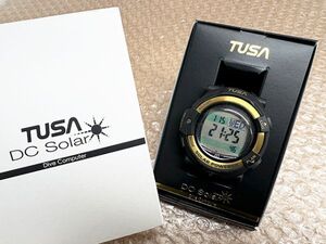 【2024年6月購入 / 9ダイブ】TUSA ツサ IQ1204 DC SOLAR LINK ソーラー ダイブコンピューター ダイコン 画面保護付き 1DS15C