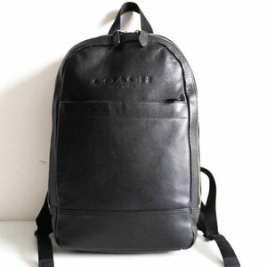 【高級品】COACH 【F54135/ チャールズ スポーツ カーフ レザー バックパック】ブラック リュック コーチ 鞄 バッグ 2406477