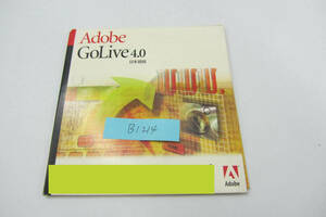 送料無料格安 Adobe Golive 4.0 日本語版 ライセンスキーあり B1214 For MAC Macintosh