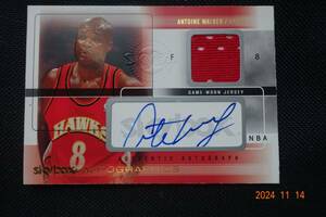 antoine Walker 2004-05 SkyBox Autographics Autographs Jerseys #1/8 !!!