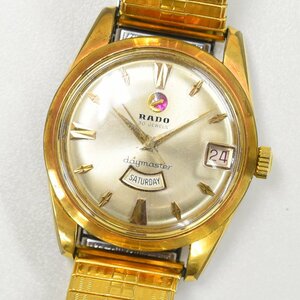 1円 可動品 腕時計 ラドー RADO デイマスター 11707 機械式 自動巻 メンズ シルバー系 同梱不可