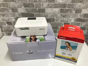 ★未使用★ Cannon キヤノンSELPHY CP800 コンパクトフォトプリンター インク/ペーパーセット KL-36IP まとめて