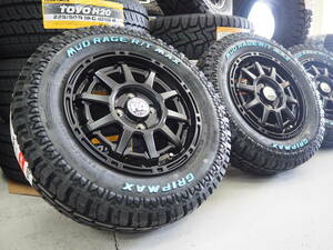 ゴツゴツ系 カスタム H4 MOTOR X1 14inch 4-100 5.0J+33 GRIP MAX Rage R/T Max 165R14 プロボックス サクシード