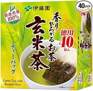 伊藤園 香りひろがるお茶 玄米茶 ティーバッグ 2.0g×40