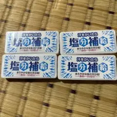 汗をかいまら塩分補給 熱中症対策　12g✖️4個