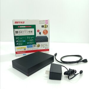 ジャンク扱 BUFFALO バッファロー 外付けハードディスク 3.0TB HDD パソコン＆テレビ録画用 HD-LDF3.0U3-BA/Y 通電確認 現状品【道楽札幌】