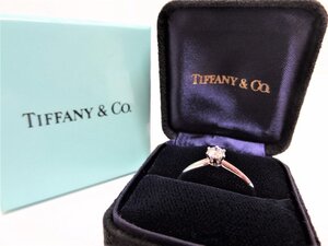 TIFFANY&Co. ティファニー リング 指輪 IF D0.25ct Pt950 立爪 P