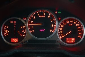 ODO:243,263km GDB インプレッサ WRX STI 後期 F・G型 鷹目 260km/h スピードメーター フルスケールコンビネーションメーター DCCD スバル