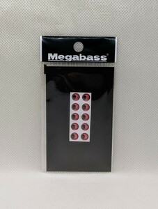 Megabass PREMIUM メガバス スペアアイ SPARE 3D EYE φ6.5 RED レッド PREMIUM