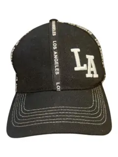 [0] LOS ANGELES BLACK DODGERS STYLE HAT