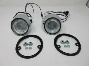 6466mus.1964-1966 FORD MUSTANG＆COUGAR フォード マスタング バック ランプ Assy 左右set NEW ROUND！ GOODMARK