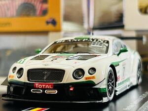 スパーク spark 1/43 Bentley Continental GT3 #7 - M-Sport Bentley - 24H of Spa 2015 [SB109]