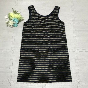 moussy　レディース　ボーダー柄タンクトップ　サイズ1(S相当) b2901