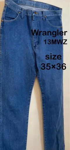 Wrangler ラングラー ストレートデニム 35×36古着 13MWZ