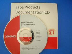 送料最安 120円 CDQ05：テープ・プロダクツ・ドキュメント　COMPAQ Tape Products Documentation Release 3.1 CDのみ