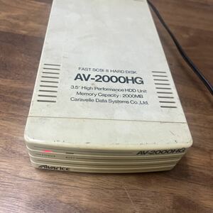 R-35☆サイズ　Caravelle 外付けHDD AV-2000HG SCSI 2000MB 