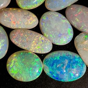 遊色効果抜群!!★オパールルースおまとめ約20g/100ct★m ルース 裸石 宝石 ジュエリー jewelry opal 遊色 ②