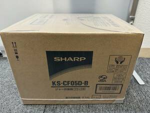 (管27300)【SHARP シャープ】ジャー炊飯器 KS-CF05D-B ブラック 3合 2022年製 未使用 保管品
