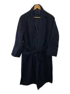 6(ROKU) BEAUTY & YOUTH UNITED ARROWS◆SLIT LONG COAT/コート/36/ウール/NVY/無地