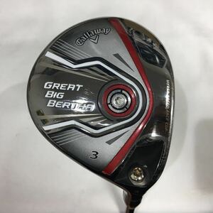 本州のみ送料無料【即決価格】FW Callaway GREAT BIG BERTHA 2016 / BIG BERTH / 15度：硬さSR：43in：D-3：320g / カバーなし