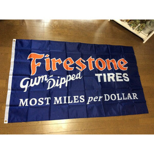 Firestone Flag　フラッグ タペストリー　 アメリカン雑貨、アメリカ雑貨