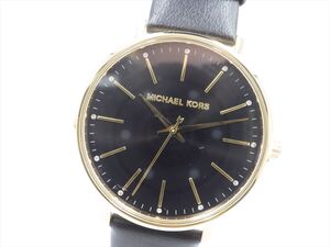 380592【1円スタート】MICHAEL KORS マイケルコース 稼動品 MK-2747 ラウンドフェイス レディース 時計 クオーツ ケース38mm