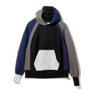 新品 Engineered Garments 24AW Raglan Hoody Combo 12oz Cotton Fleece 再構築 スウェット パーカー エンジニアードガーメンツ