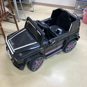 【乗用電動車 子供用 ベンツ】メルセデスベンツ 子供用カート 中古品 充電器付き AMG【倉庫】1009