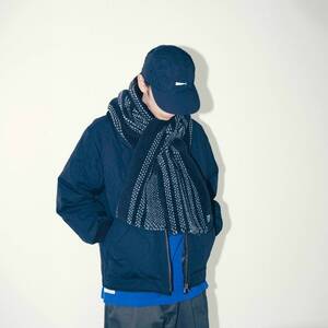 極少 即発送 24AW HELLY HANSEN DESCENDANT CATPR SCARF FIBERPILE HH × DCDT ヘリー ハンセン ディセンダント フリース マフラー メンズ